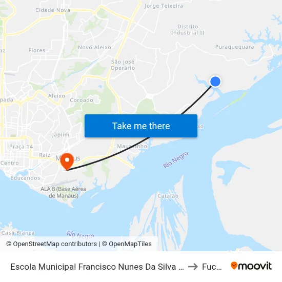 Escola Municipal Francisco Nunes Da Silva C/B to Fucapi map