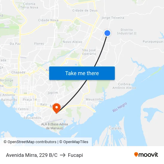 Avenida Mirra, 229 B/C to Fucapi map