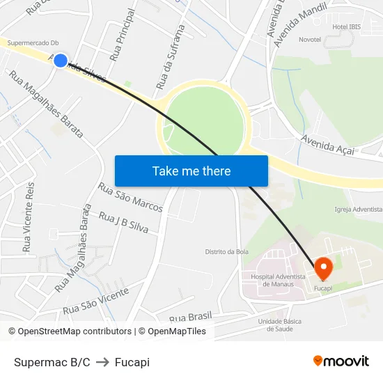 Supermac B/C to Fucapi map