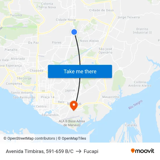 Avenida Timbiras, 591-659 B/C to Fucapi map