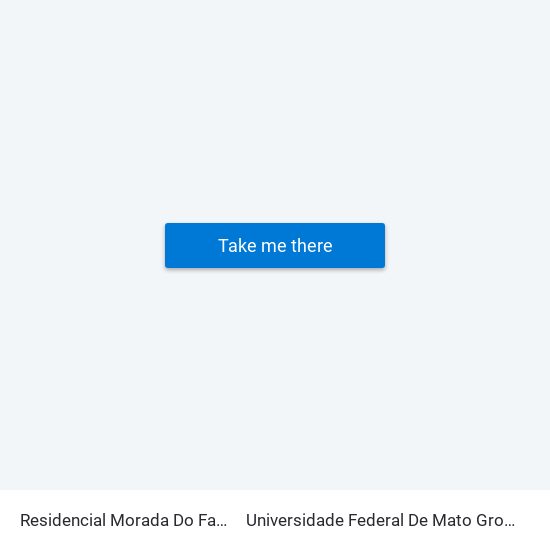 Residencial Morada Do Faval to Universidade Federal De Mato Grosso map