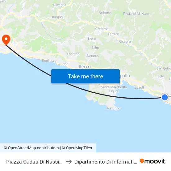 Piazza Caduti Di Nassiriya / Capolinea to Dipartimento Di Informatica E Matematica map