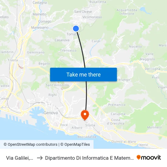 Galilei Street, 52 to Department of Computer Science and Mathematics map