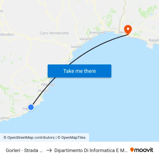 Gorleri - Gorleri Road to Department of Computer Science and Mathematics map