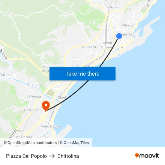 People's Square to Chittolina map