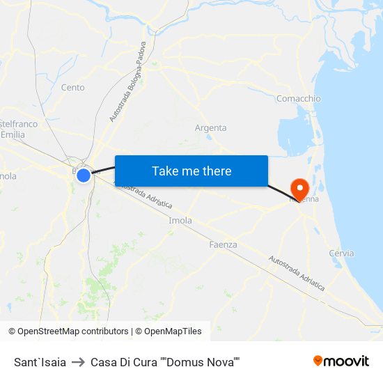 Sant`Isaia to Casa Di Cura ""Domus Nova"" map