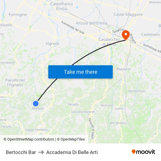 Bertocchi Bar to Accademia Di Belle Arti map