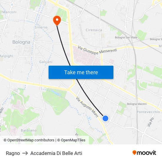 Ragno to Accademia Di Belle Arti map