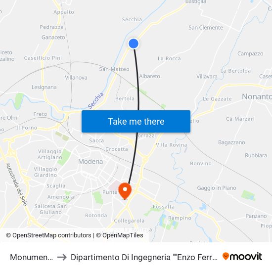 Monumento to Dipartimento Di Ingegneria ""Enzo Ferrari"" map