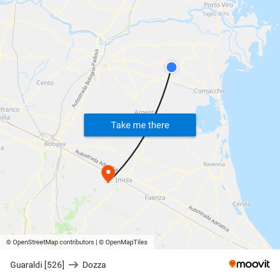 Guaraldi [526] to Dozza map