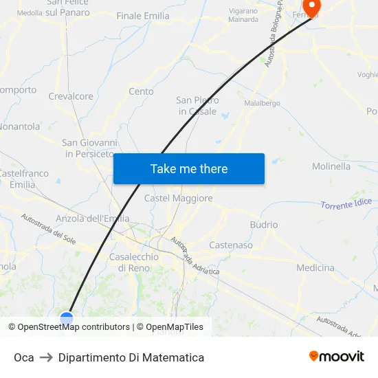 Goose to Mathematics Department map