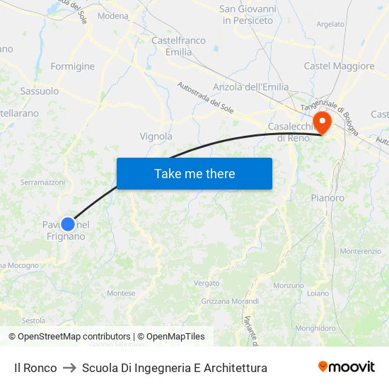 Il Ronco to Scuola Di Ingegneria E Architettura map