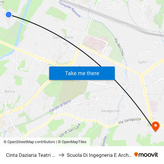 Cinta Daziaria Teatri Di Vita to Scuola Di Ingegneria E Architettura map