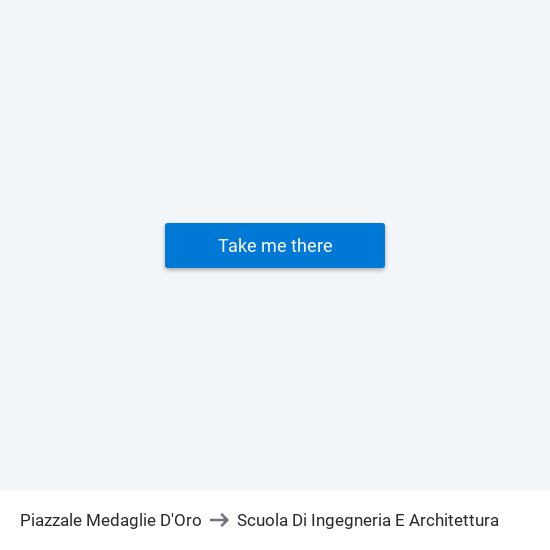 Piazzale Medaglie D'Oro to Scuola Di Ingegneria E Architettura map