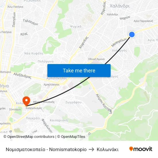 Νομισματοκοπείο - Nomismatokopio to Κολωνάκι map