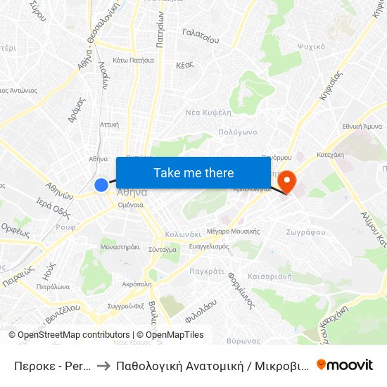Περοκε - Peroke to Παθολογική Ανατομική / Μικροβιολογία map
