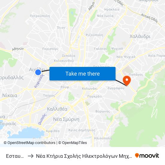 Εσταυρωμενος to Νέα Κτήρια Σχολής Ηλεκτρολόγων Μηχανικών & Μηχανικών Υπολογιστών map