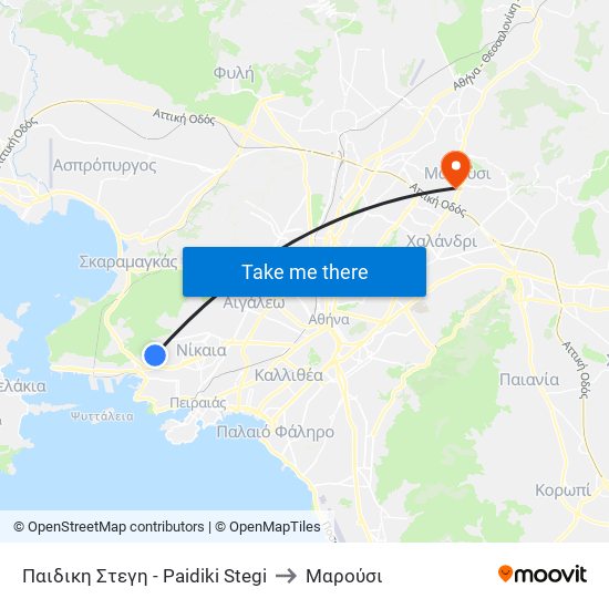 Παιδικη Στεγη - Paidiki Stegi to Μαρούσι map