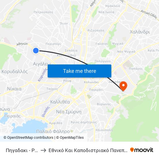Πηγαδακι - Phgadaki to Εθνικό Και Καποδιστριακό Πανεπιστήμιο Αθηνών map