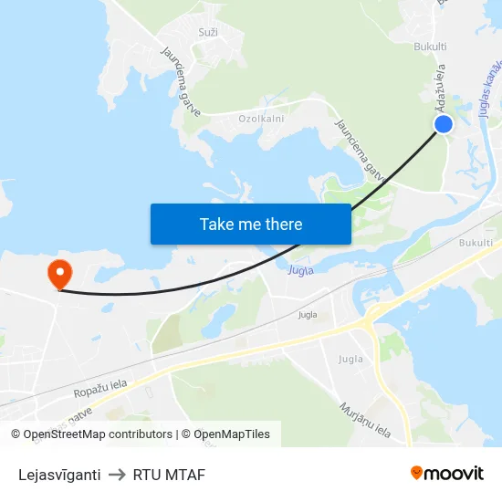 Lejasvīganti to RTU MTAF map