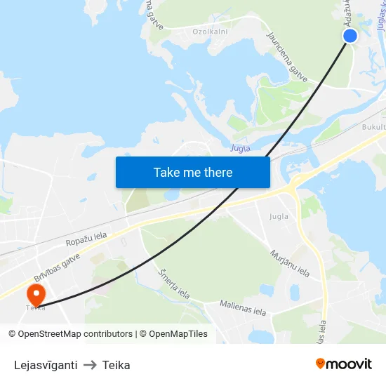Lejasvīganti to Teika map