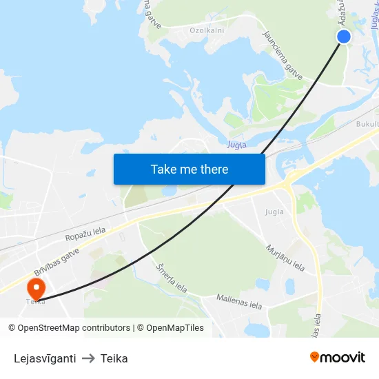 Lejasvīganti to Teika map