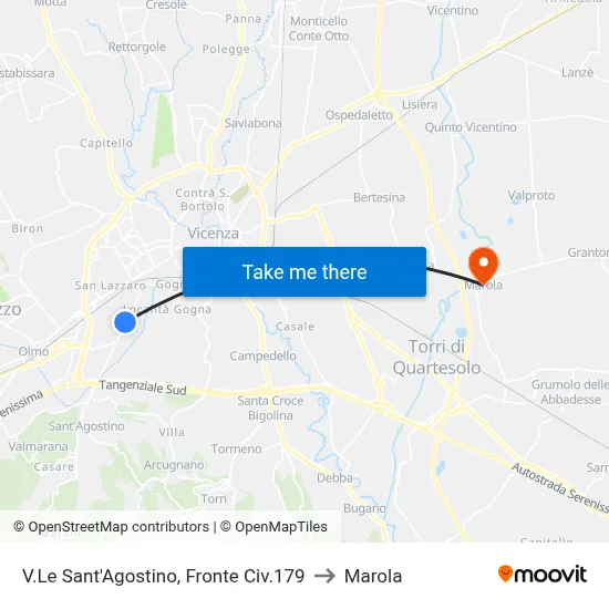 St. Augustine Boulevard, Opposite 179 to Marola map