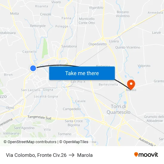 Colombo Street, Opposite 26 to Marola map