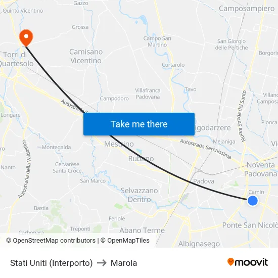 United States (Freight Village) to Marola map