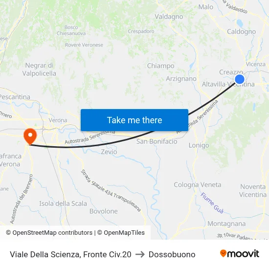 Science Avenue, Opposite #20 to Dossobuono map