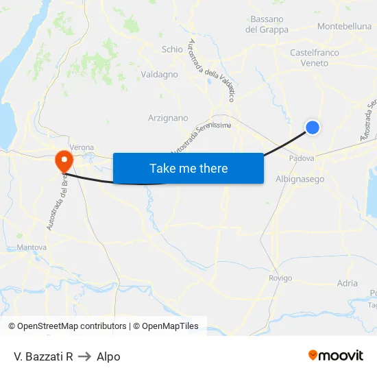 V. Bazzati R to Alpo map