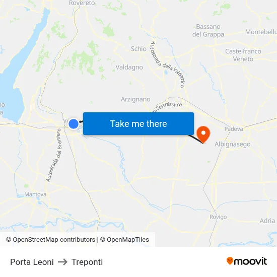 Lion Gate to Three Bridges map