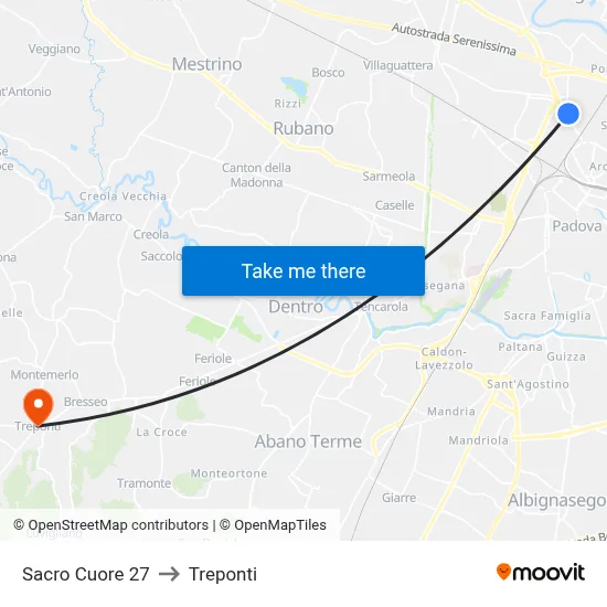 Sacred Heart 27 to Three Bridges map