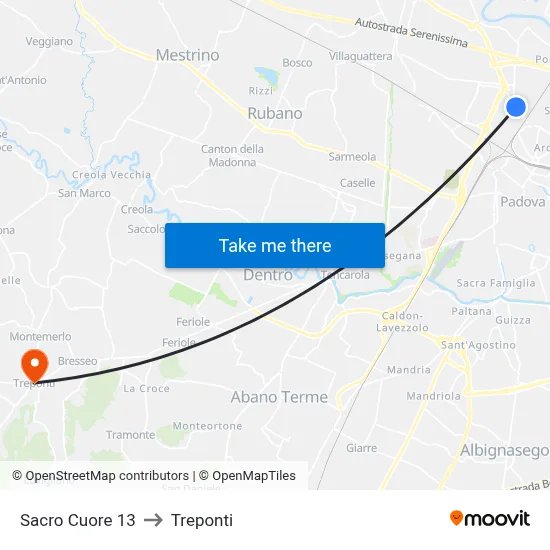 Sacred Heart 13 to Three Bridges map