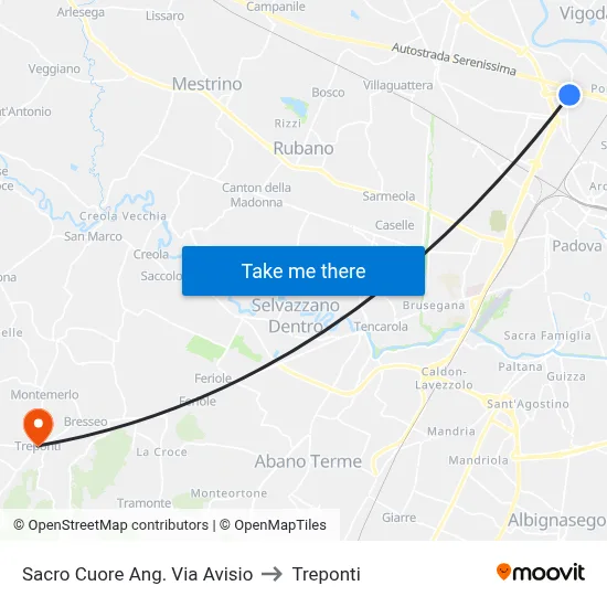 Sacred Heart Corner Via Avisio to Three Bridges map