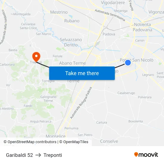 Garibaldi 52 to Three Bridges map