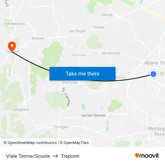 Terme Avenue/Schools to Three Bridges map