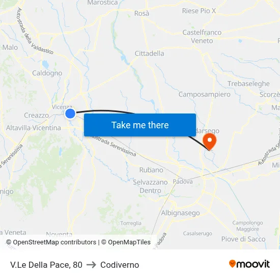 Peace Avenue, 80 to Codiverno map