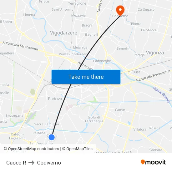 Cuoco R to Codiverno map