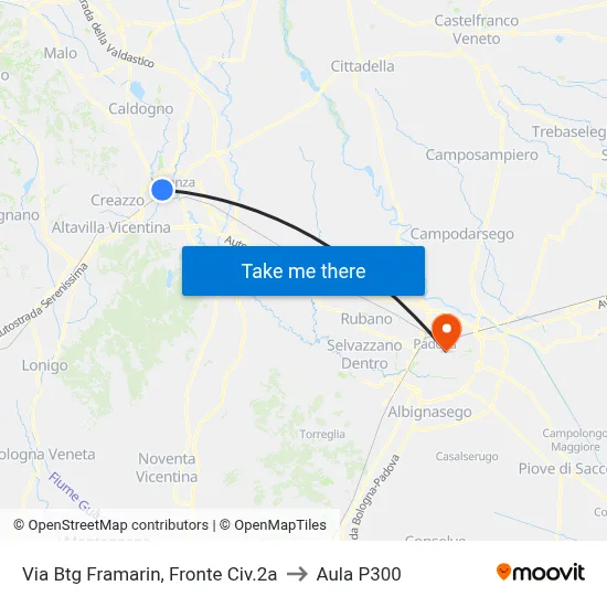 Via Battalion Framarin, Opposite 2a to P300 Hall map
