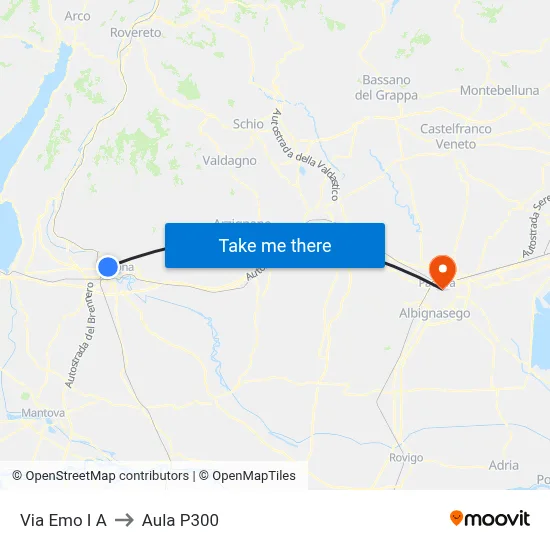 Emo Street I A to P300 Hall map