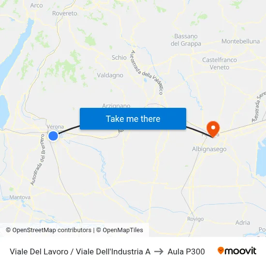 Labor Avenue / Industry Avenue A to P300 Hall map