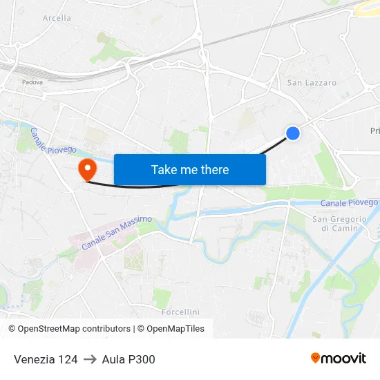 Venice 124 to P300 Hall map