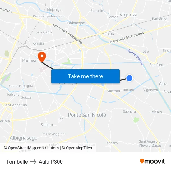 Tombelle to P300 Hall map