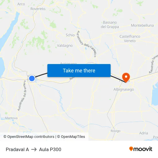 Pradaval A to P300 Hall map