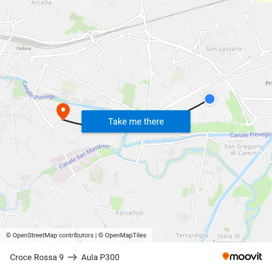 Red Cross 9 to P300 Hall map