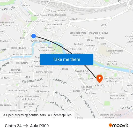 Giotto 34 to P300 Hall map