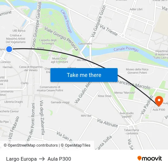 Europe Square to P300 Hall map