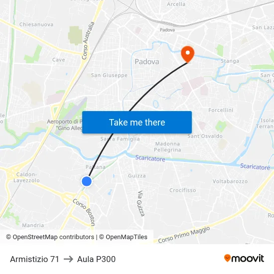 Armistizio 71 to P300 Hall map