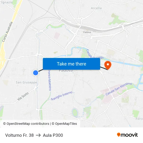 Volturno Opposite 38 to P300 Hall map